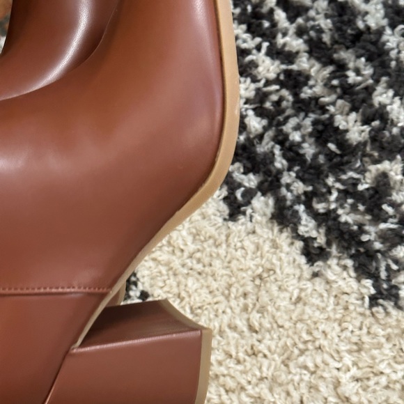 Nwt a new day mid calf brown heeled boots in all sizes - Picture 3 of 6